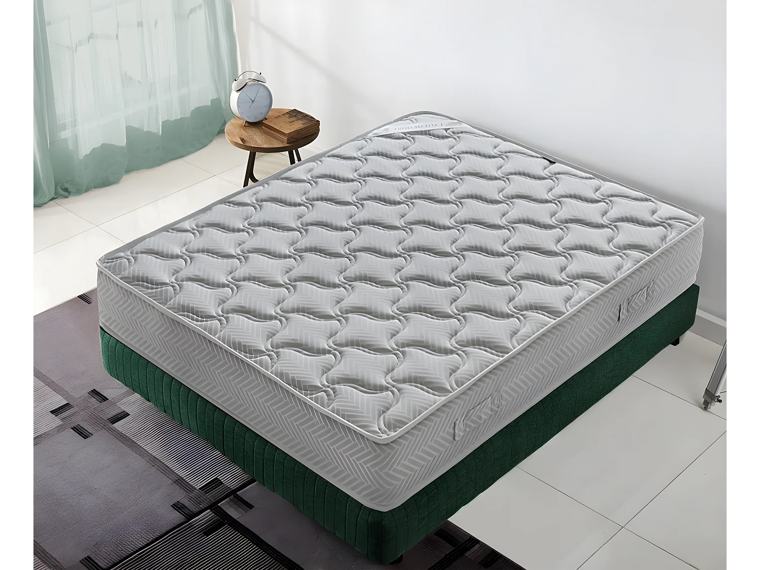 Waterschuimmatras – hoogte 20 cm – orthopedisch – omkeerbaar – 11 comfortzones 180×200 cm
