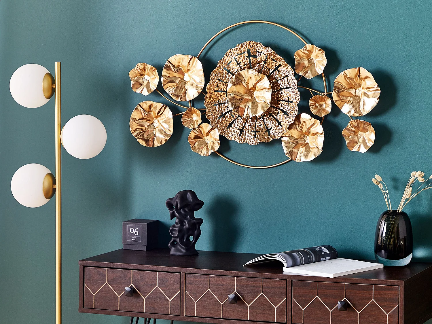 Wanddecoratie goud CHROMIUM