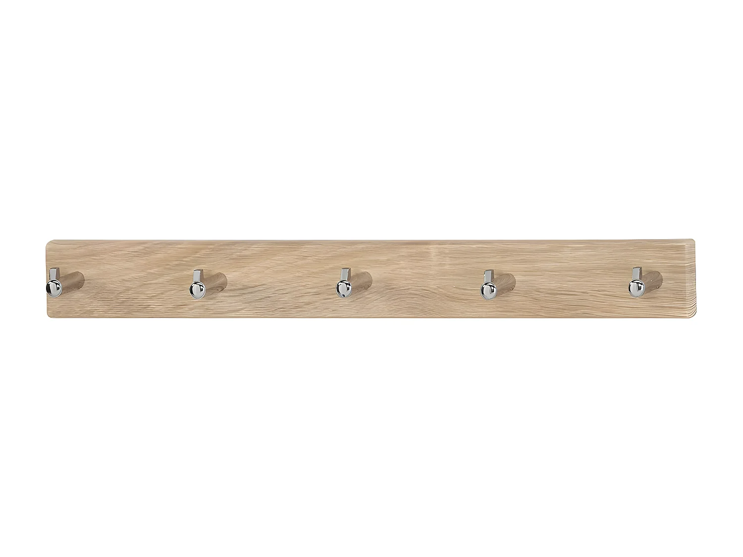 Wandkapstok – MDF – bruin – JANI 2, 5 haken