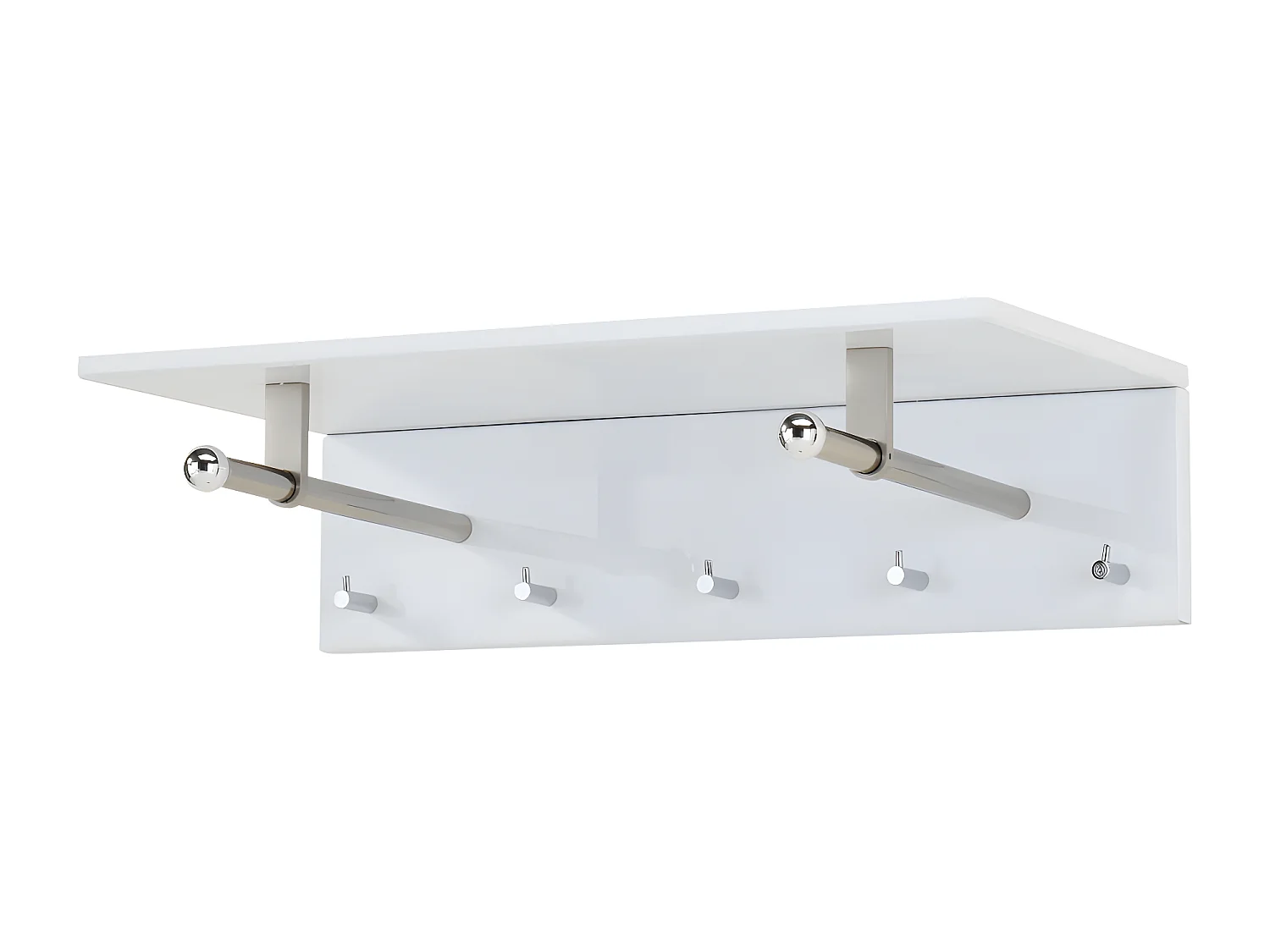 Wandkapstok – MDF – wit – SOFINA