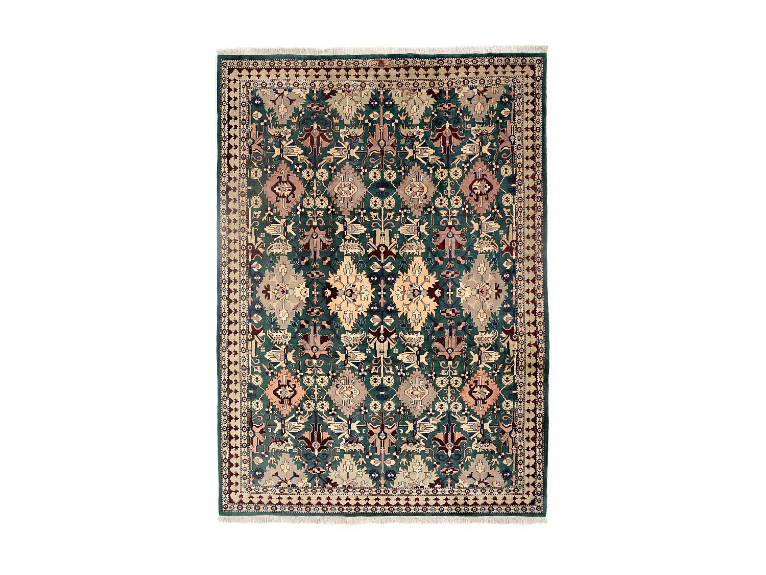 Woltapijt 357×251 Groen Tabriz
