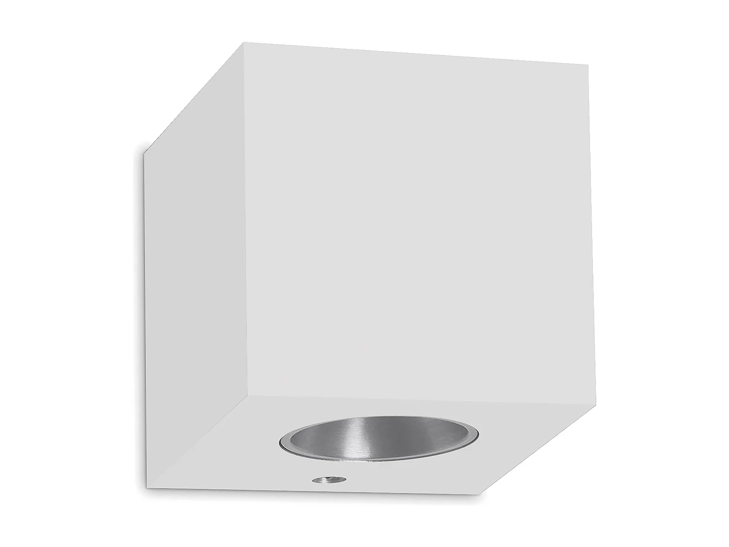 BRICK moderne stijl aluminium wandlamp – Breedte 6,5 x H 7,2 cm – wit – 3W SMD LED – 3K – 110º – IP20