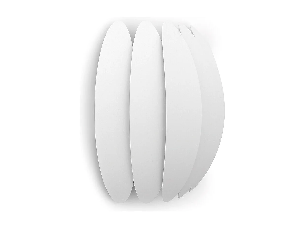 PETAL wandlamp moderne stijl – Hoogte 25 cm – LED SMD 20W – 2059lm – 3K – IP20 – staal en wit