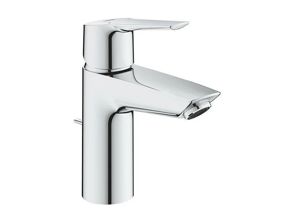 Wastafelmengkraan GROHE Quickfix Start 2021 met trekstang en afvoerplug verchroomd maat S