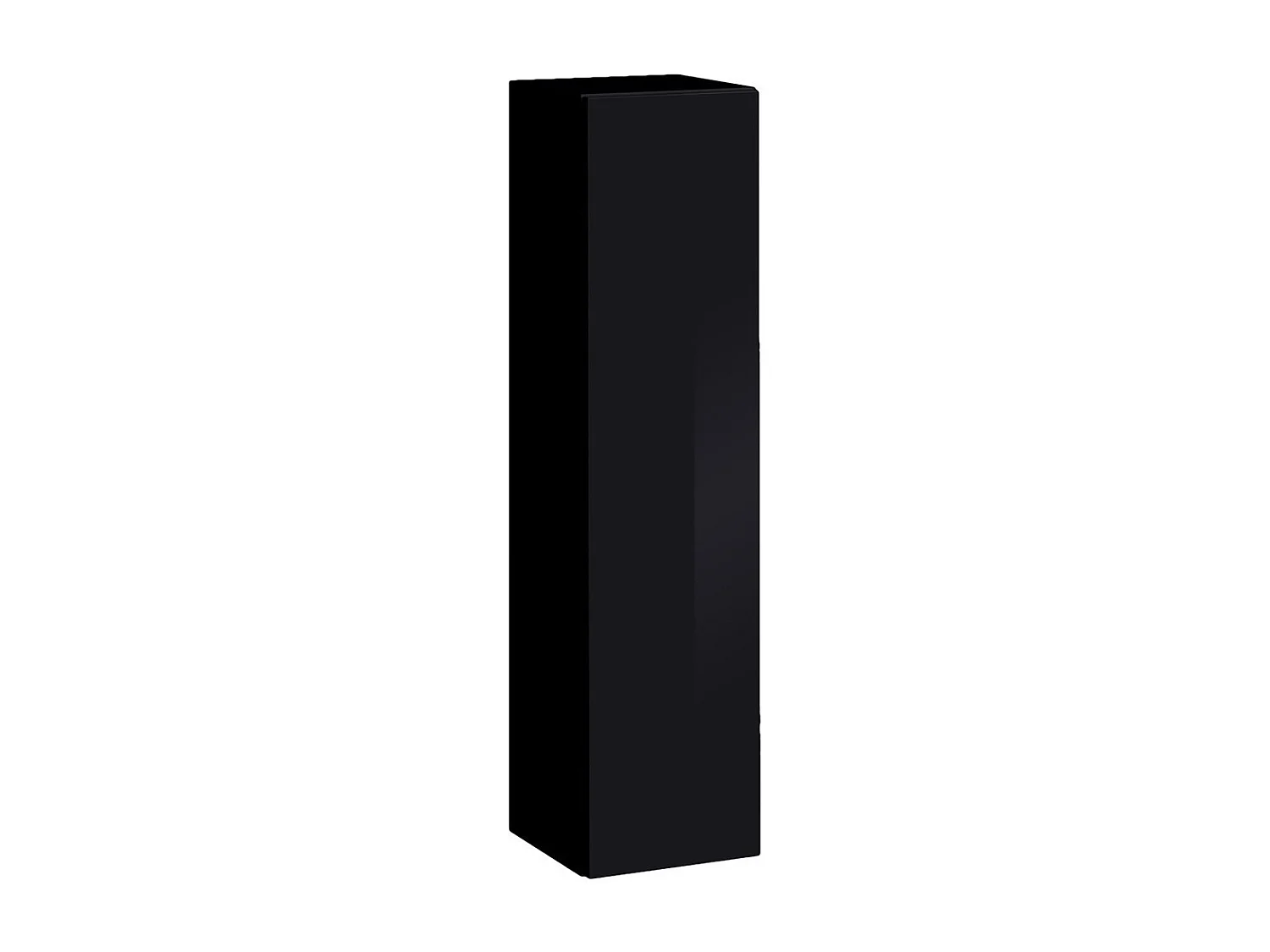 Hangende kolom – Zwart – Collectie SWITCH – 1 deur – 30×120 cm – Modern ontwerp