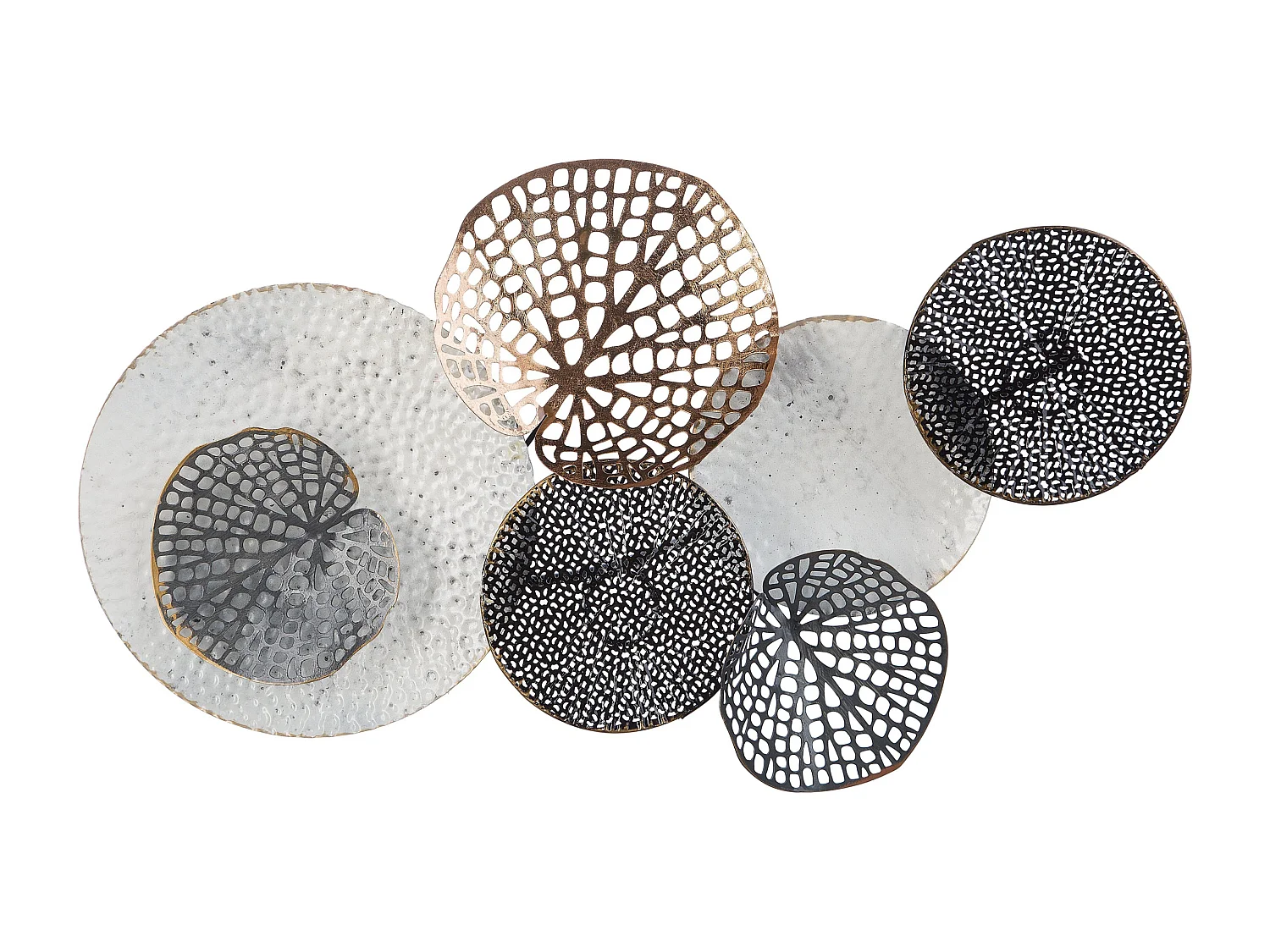 Wanddecoratie meerkleurig RHODIUM