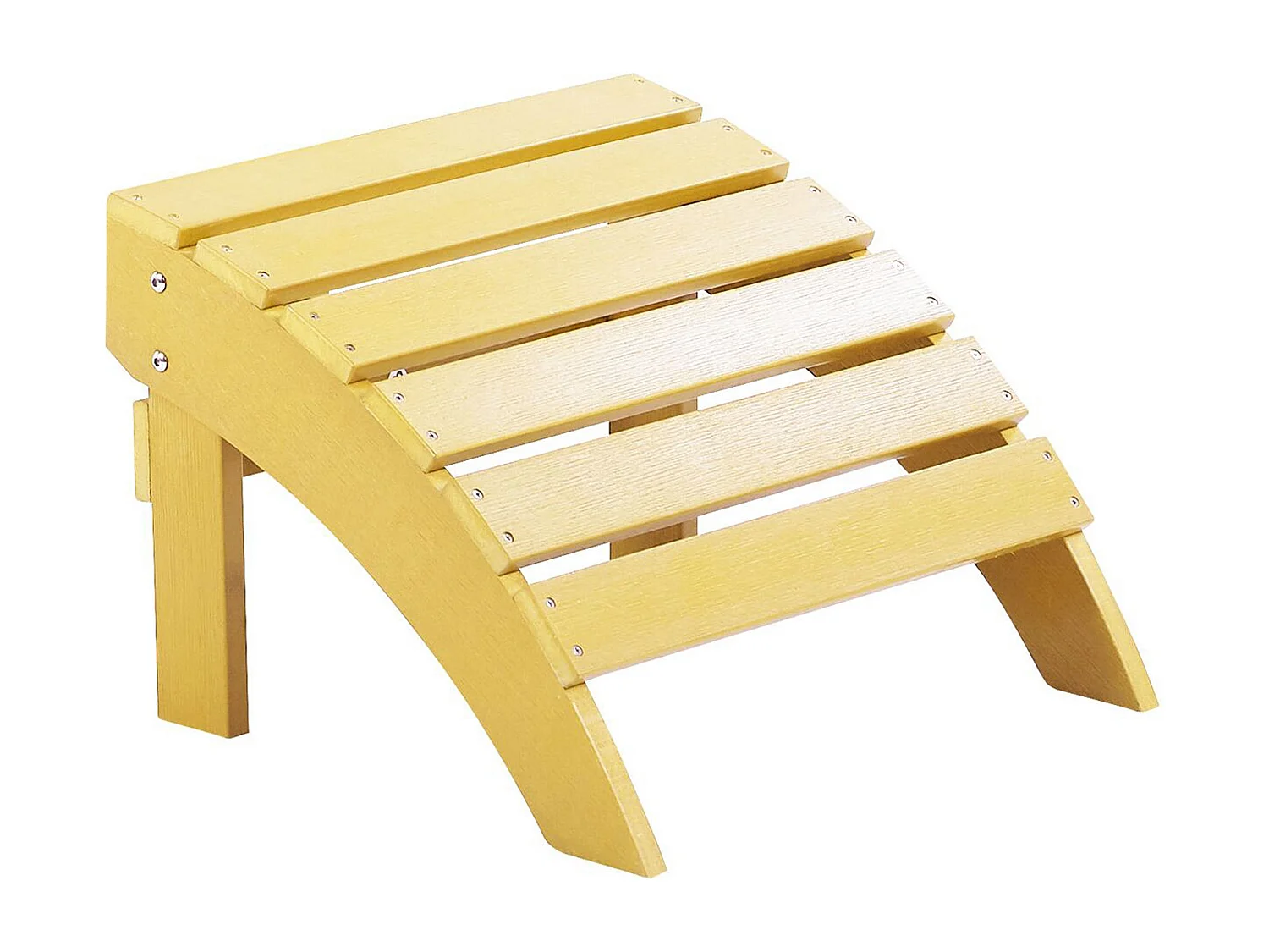 Voetenbank kunsthout geel ADIRONDACK