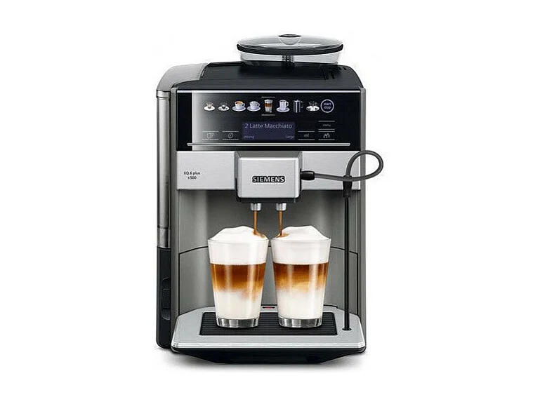 Volautomatische Siemens TE655203RW Espressomachine met Keramische Maalschijf – Grijs/Zwart