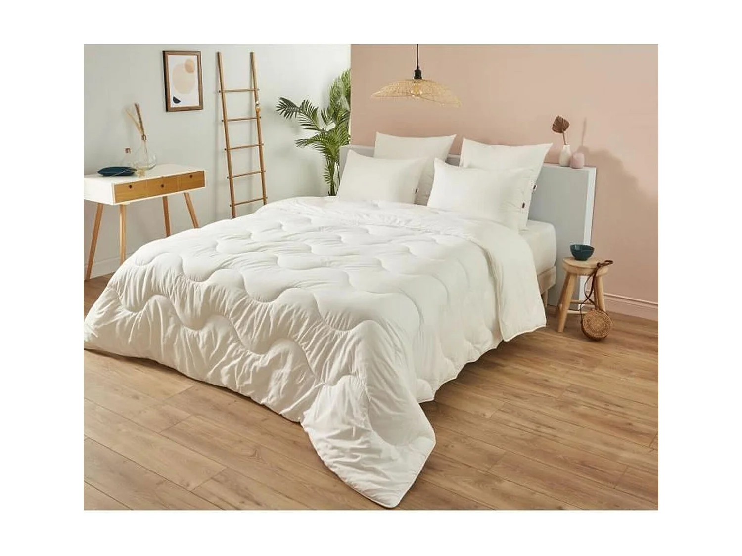 Warm Dekbed 140×200 cm van Natuurlijk Linnen – Anti-mijt – 450g/m²