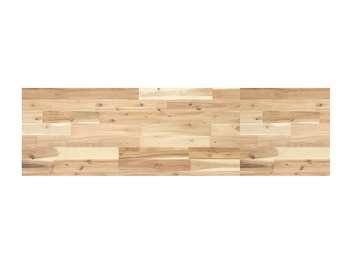 Wastafelblad 140x40x4 cm onbehandeld massief acaciahout