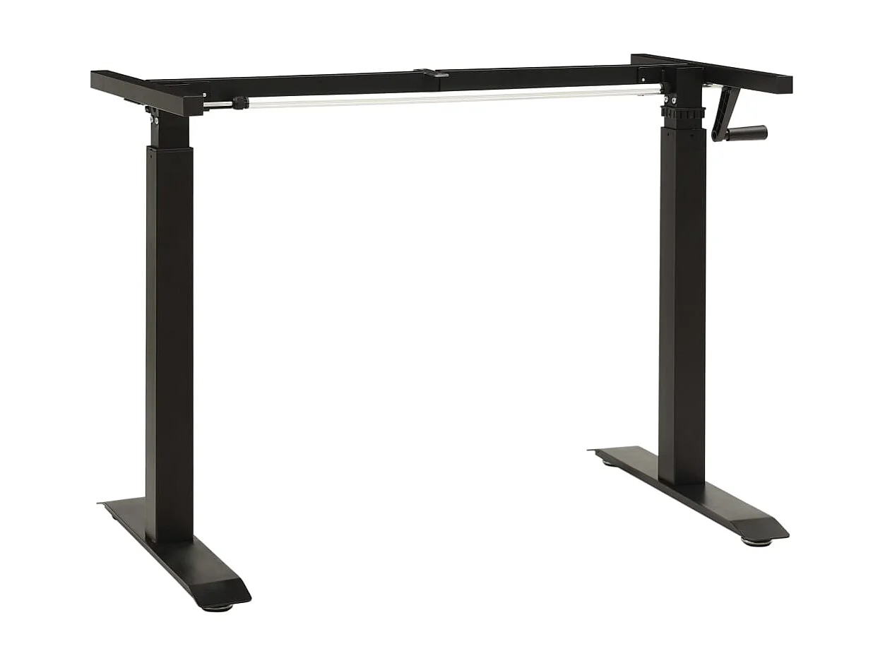 Zit-stabureauframe met slinger handmatig zwart