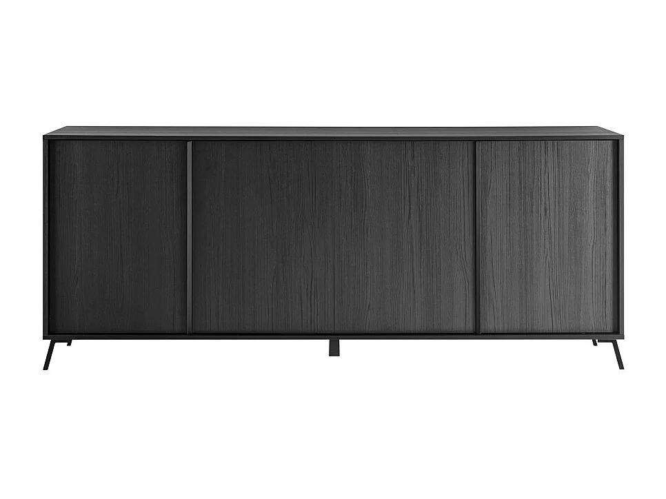 Zwevende vitrinekast klein model, eikenkleur, voor woonkamer, collectie SWITCH, glazen deur met inbegrepen LED's