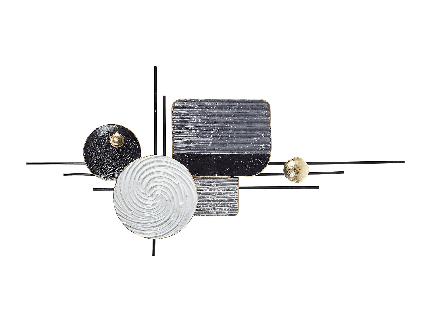 Wanddecoratie grijs OVAR