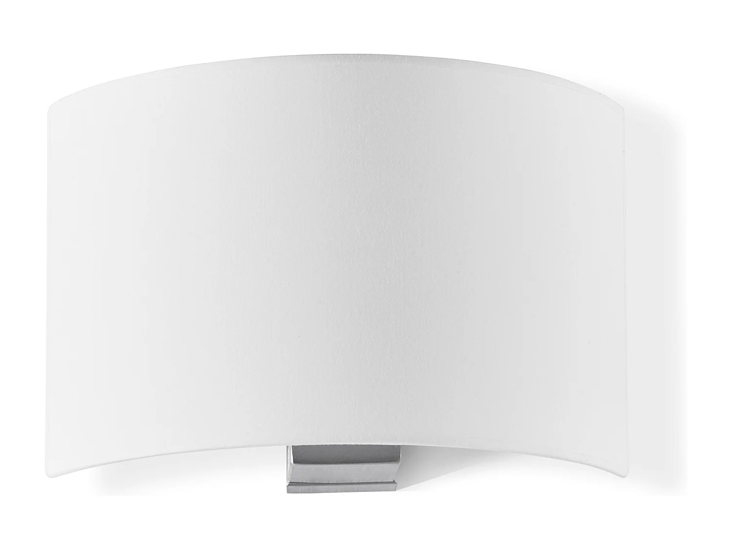 Klassieke stijl Amsterdam wandlamp – Hoogte 21 cm – binnenkant – staal en satijnnikkel – witte geplooide lint lampenkap – E27 Ø45 Max. 40W-IP20