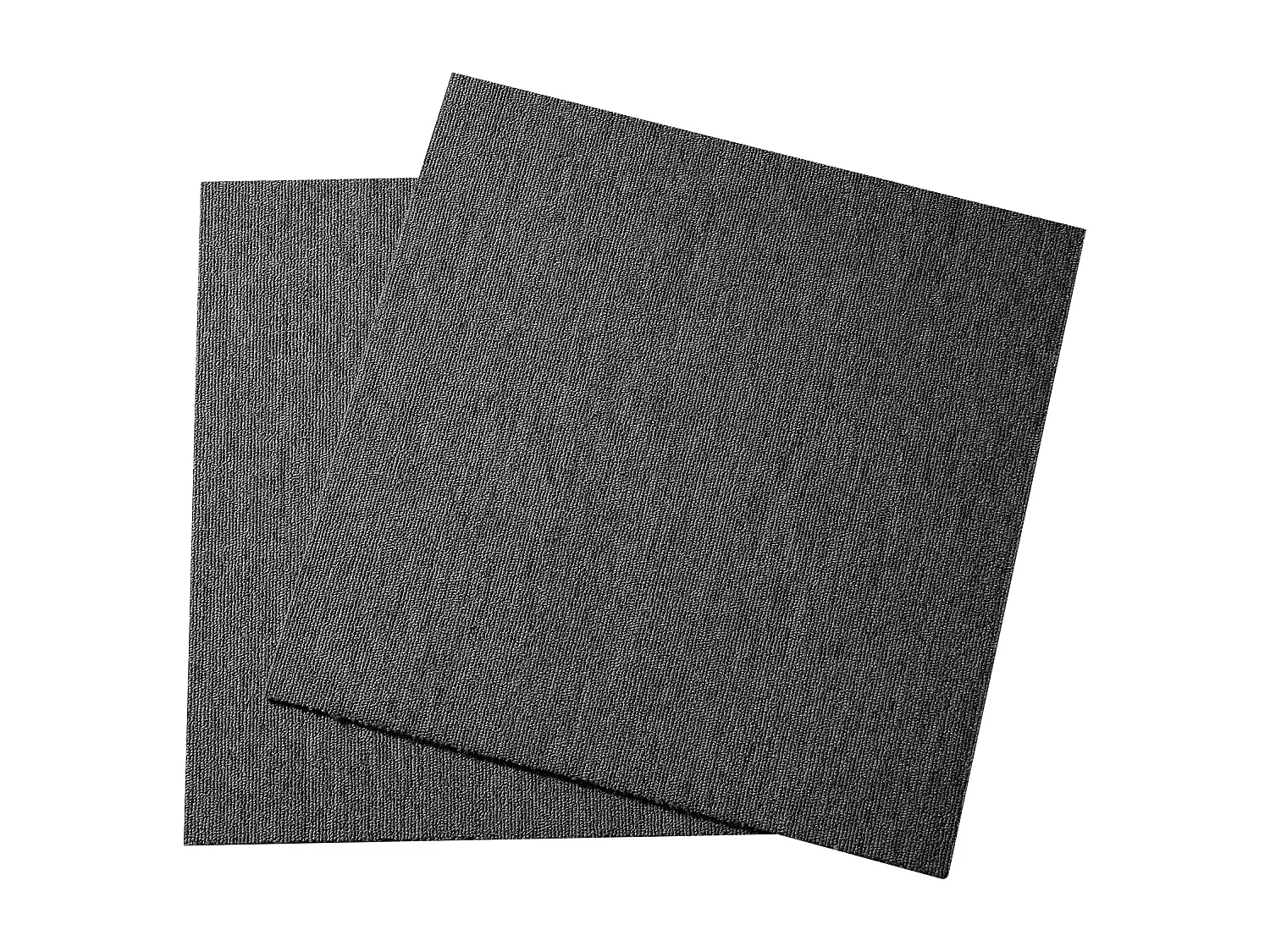 Vloerkleedjes SucceBuy Herbruikbare Matten 20 Stukken 50,8CMx50,8CM Vierkanten met Bevestigd Vulling DIY – Donker Grijs