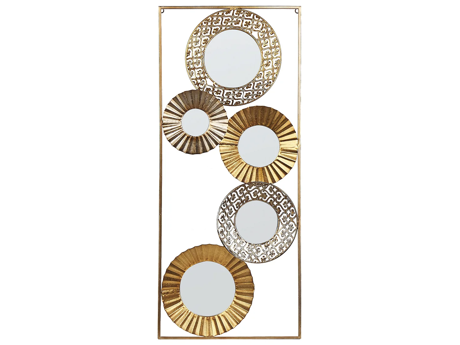 Wanddecoratie goud 39 x 90 cm MAICOBA