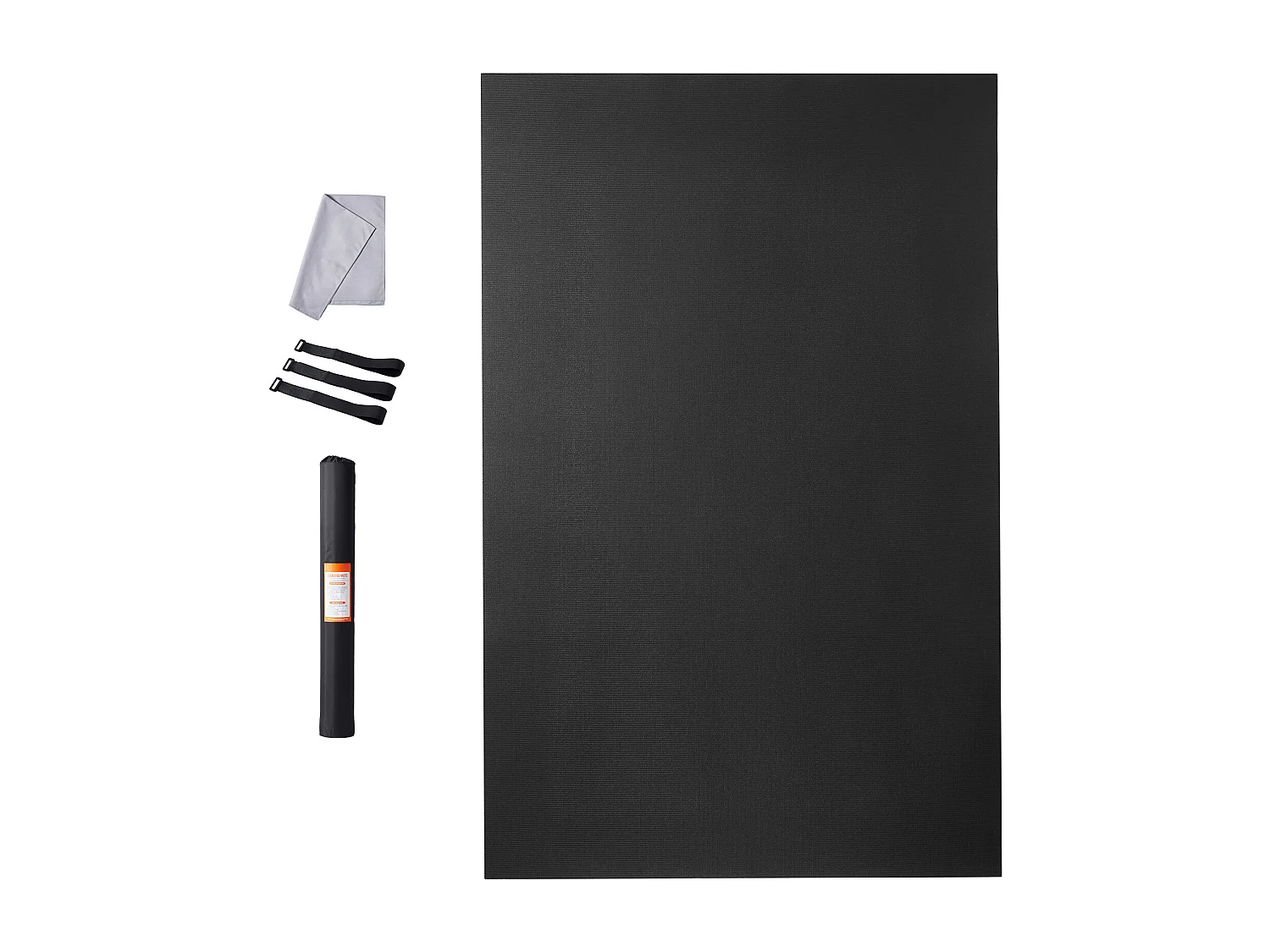 Yoga Mat SucceBuy, 23 x15 cm, Anti-slippend, Oefening, Yoga, Fitness, Gym, 0V, PVC, Marineblauw