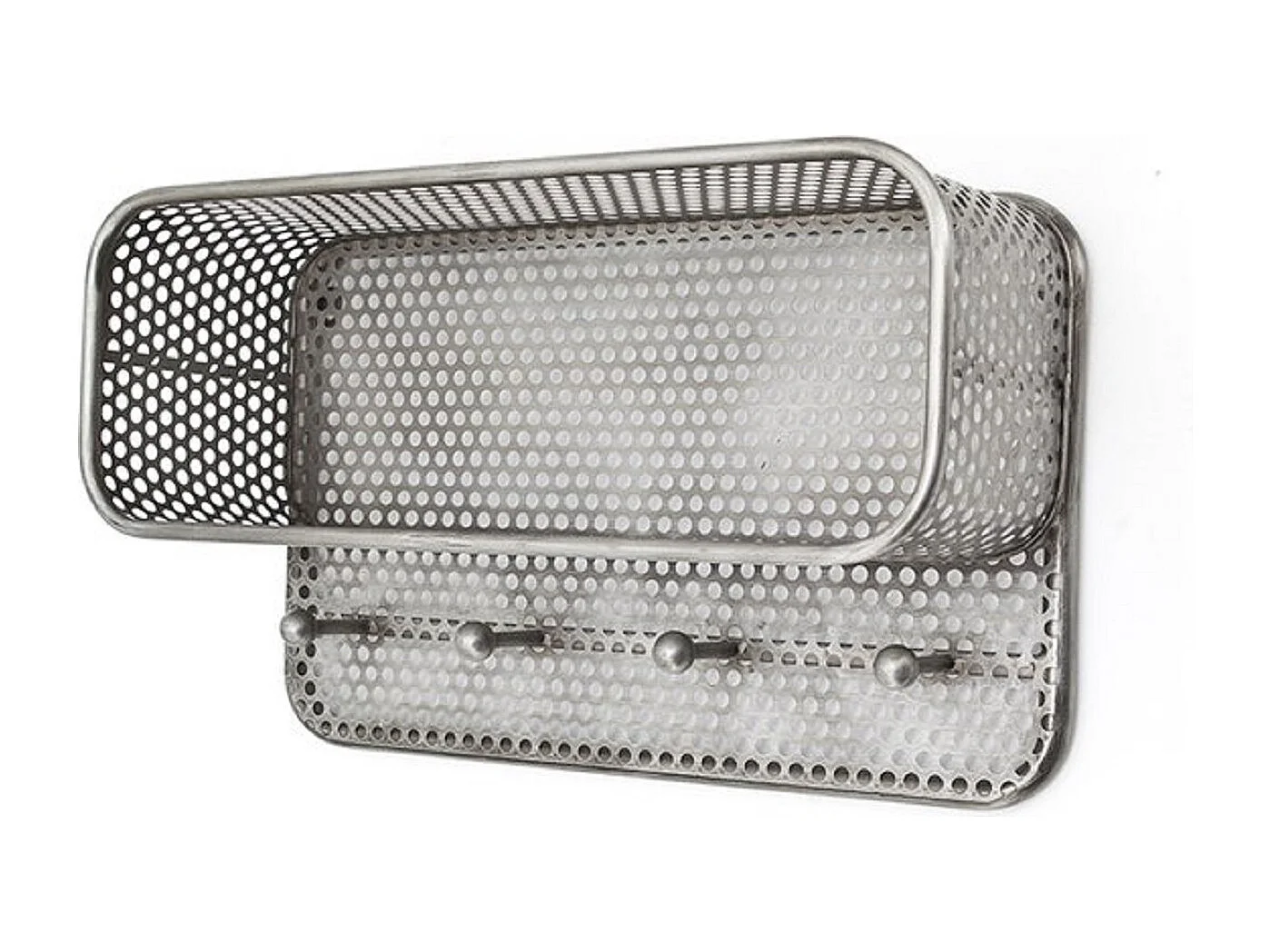 Wandkapstok By-Boo – Metaal Grijs – 57x21x32 cm – Hangend Design