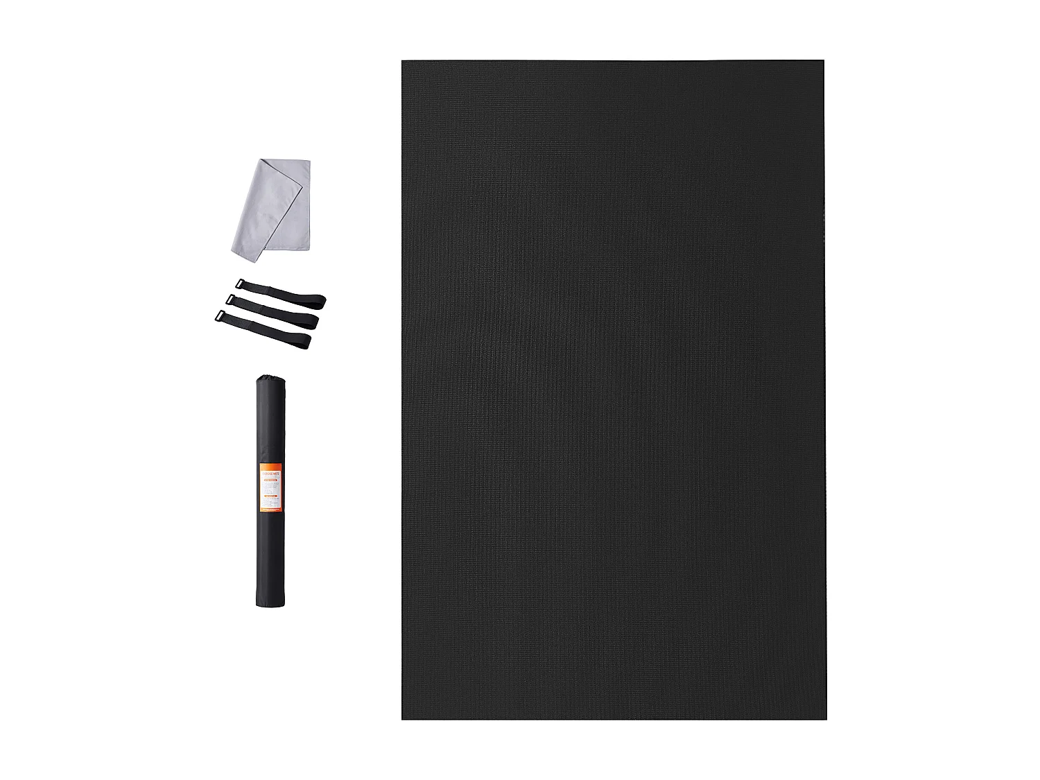 Yoga-mat SucceBuy, Sportmat, 2,4 x 1,5 m, Anti-slippende Yoga-mat met Hoog Dichtheid