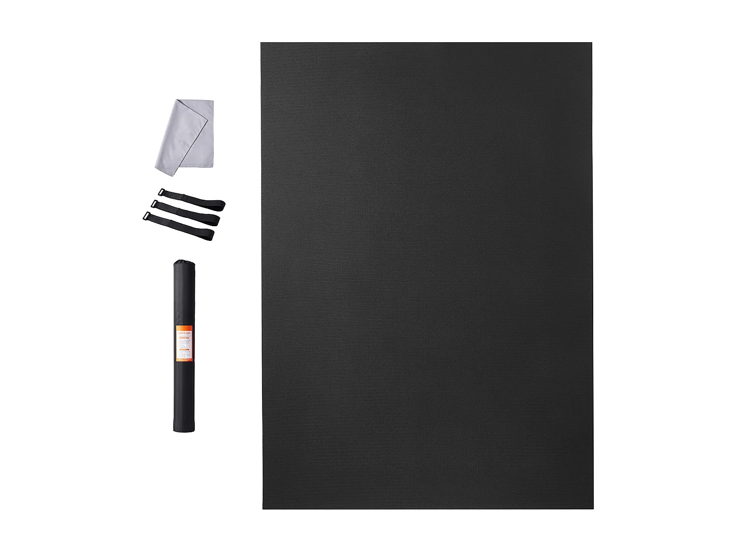 Yoga-mat SucceBuy, Sportmat, 2,4 x 1,8 m, Anti-slippende Yoga-mat, PVC