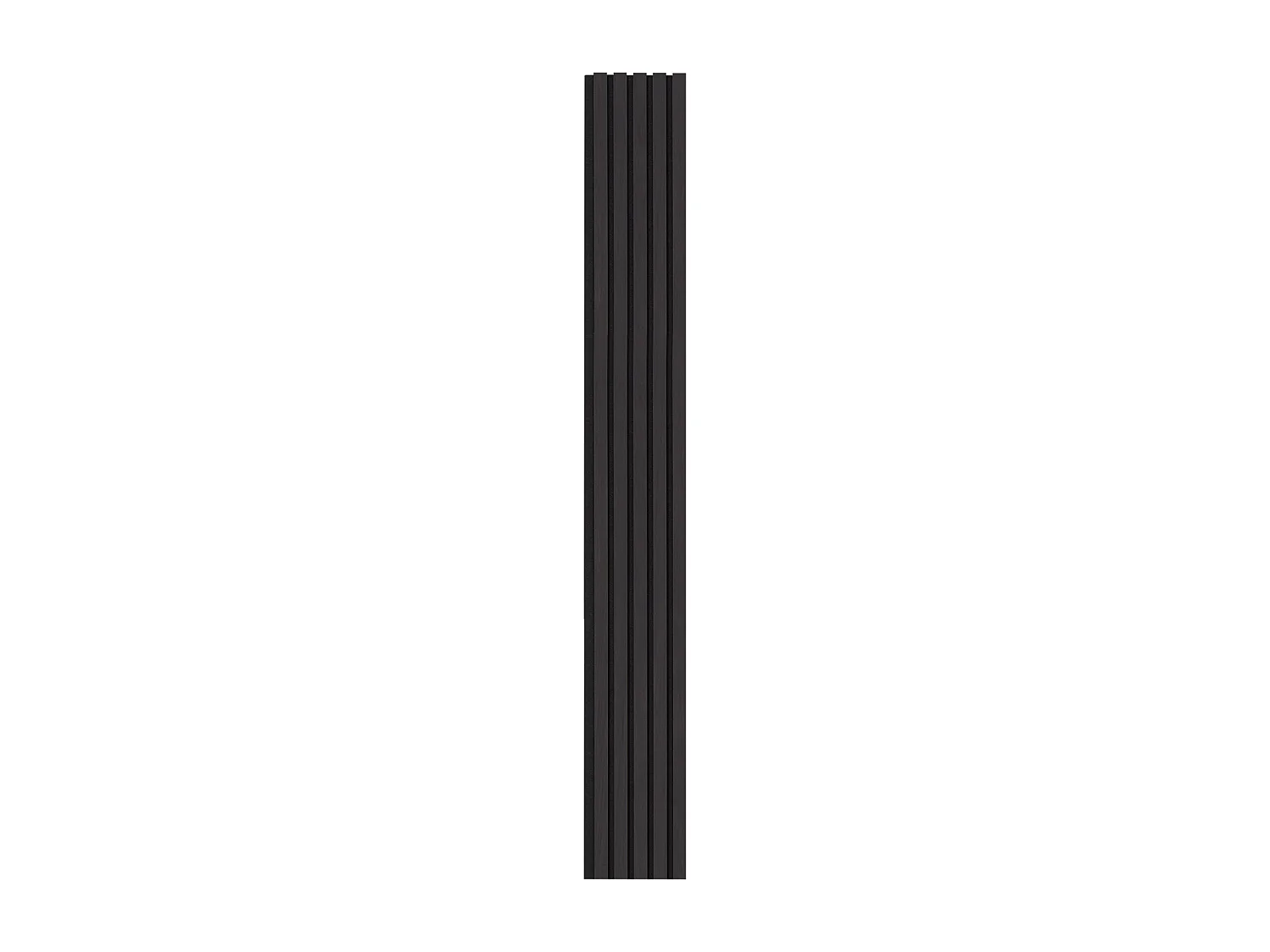 Akoestische Wandpanelen SucceBuy, 20 x 240 cm, voor Wanddecoratie, met Hoge NRC-index van 0,85 en SGS-akoestische Certificering, in Zwart Eiken