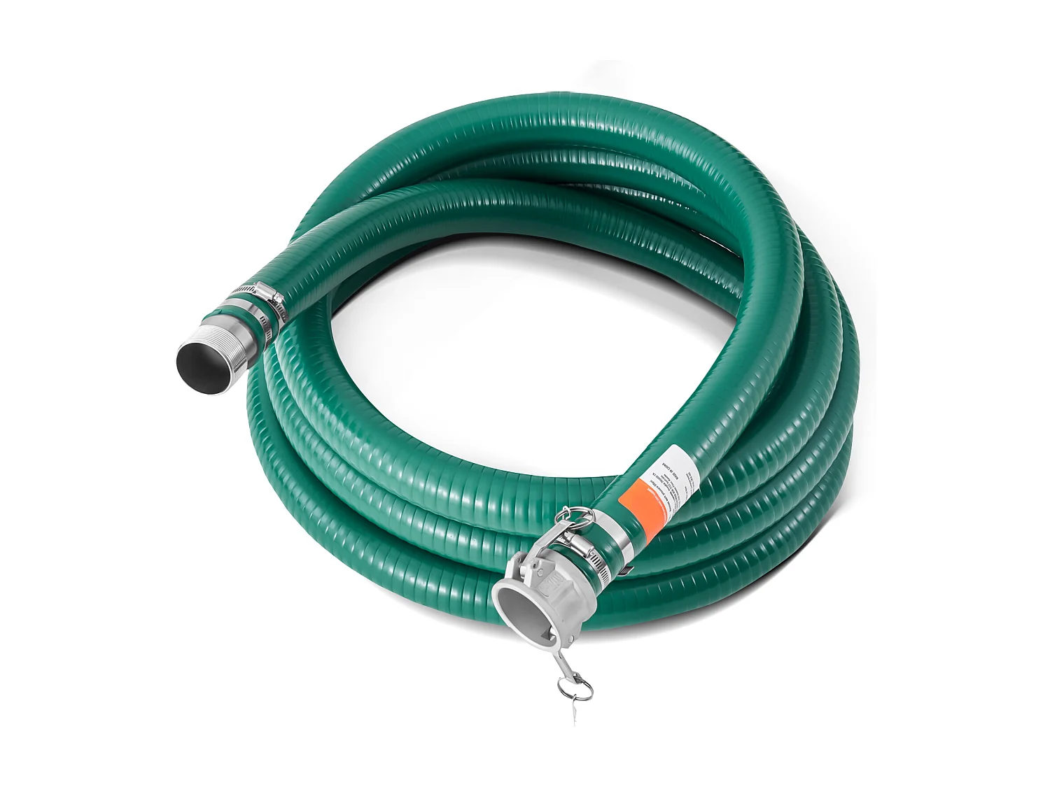 Zuigslang SucceBuy, 50,8 mm x 6,1 m, Groene Kwaliteitsset, met Koppelingen