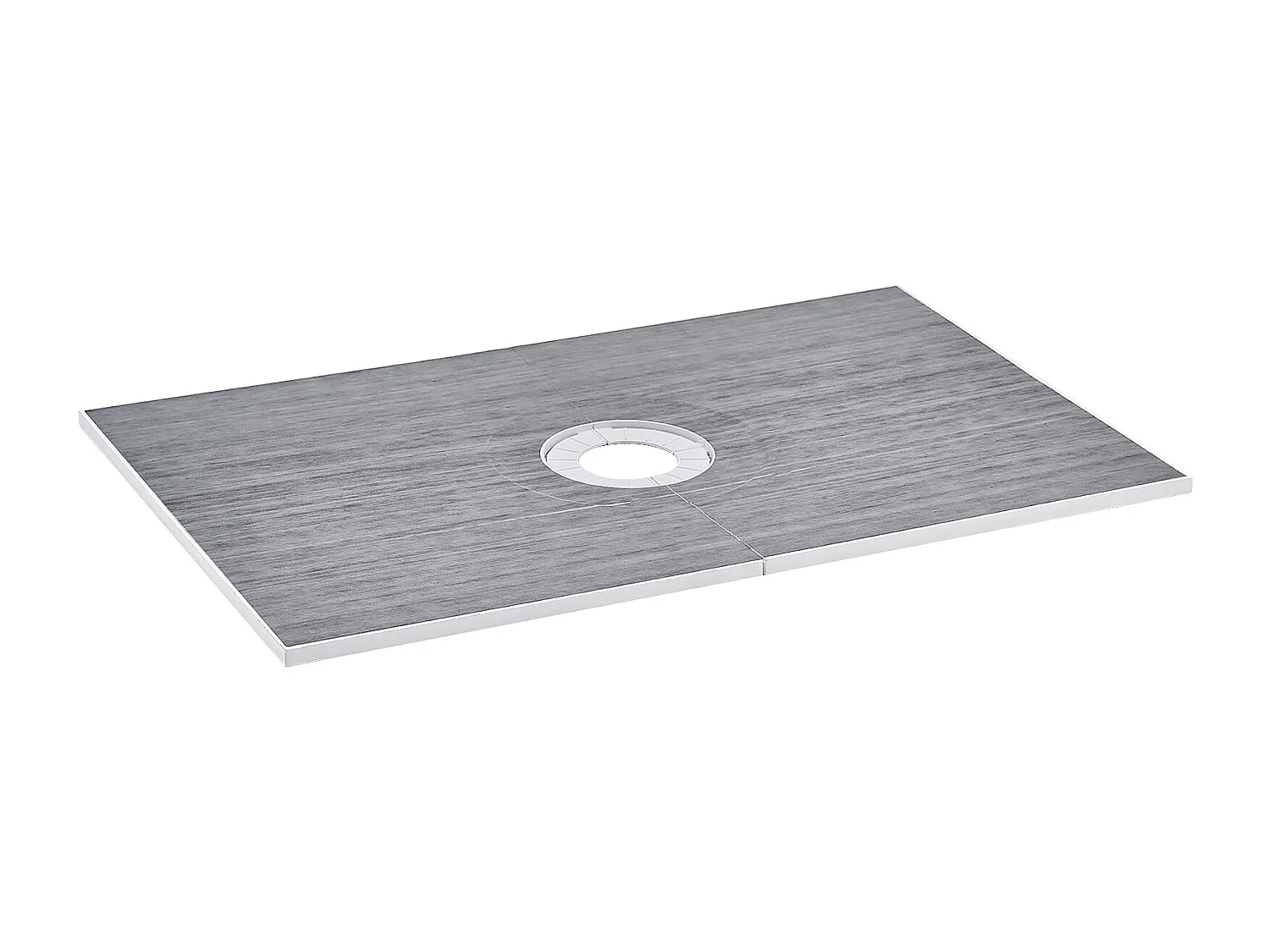 Waterdichte Douchebakset SucceBuy, 152 x 96 cm, met Centrale Afvoer