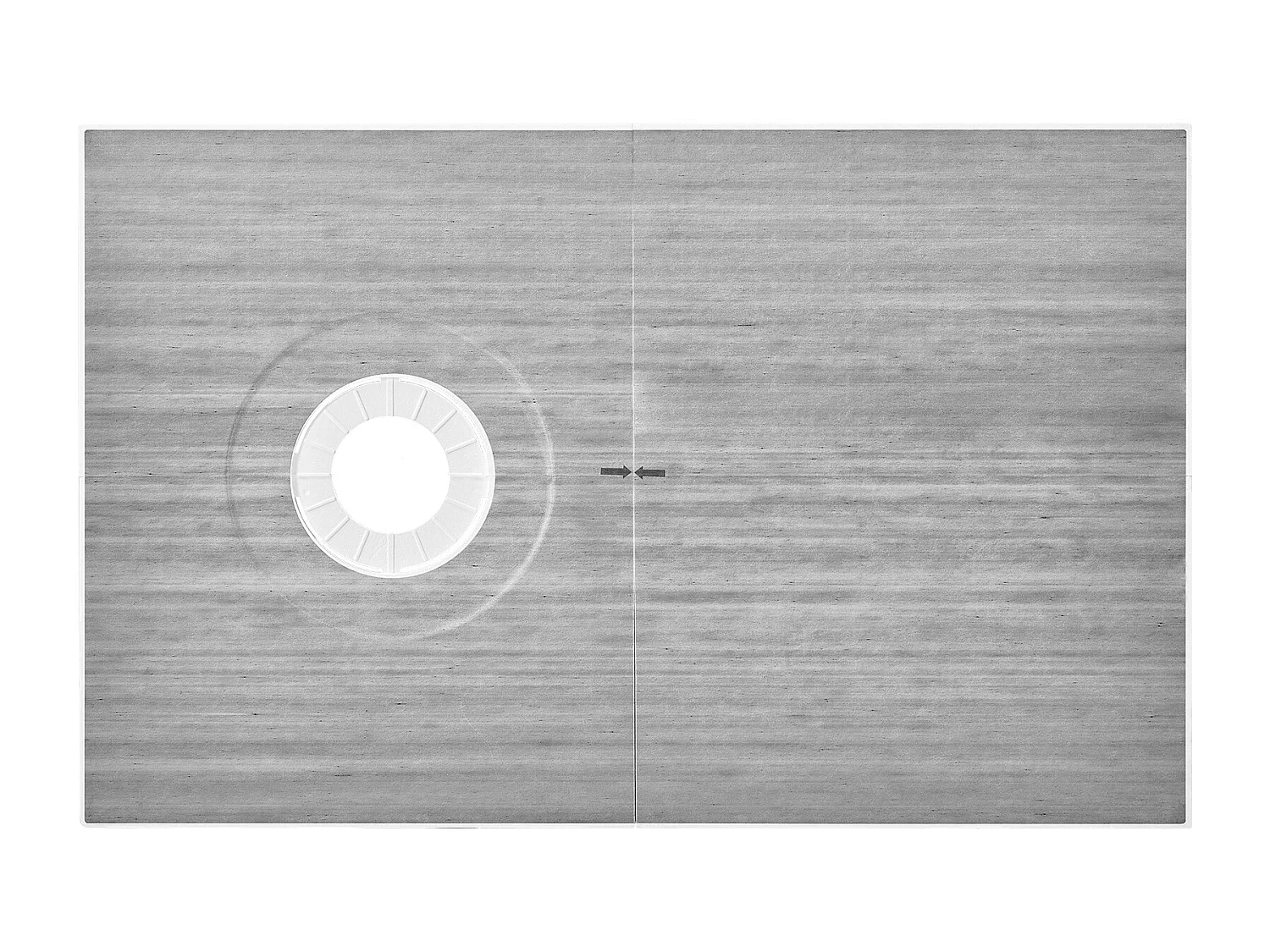 Waterdichte Douchebakset SucceBuy, 152 x 96 cm, met Dikke, Afgeschuinde Rand