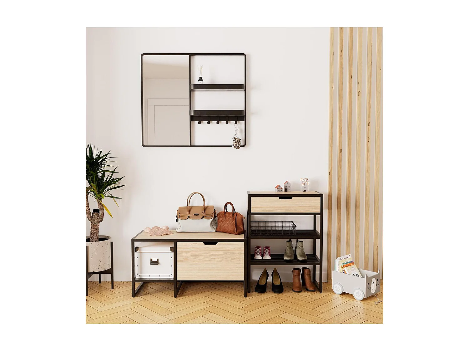 WILKO entree set bank + console + spiegel
