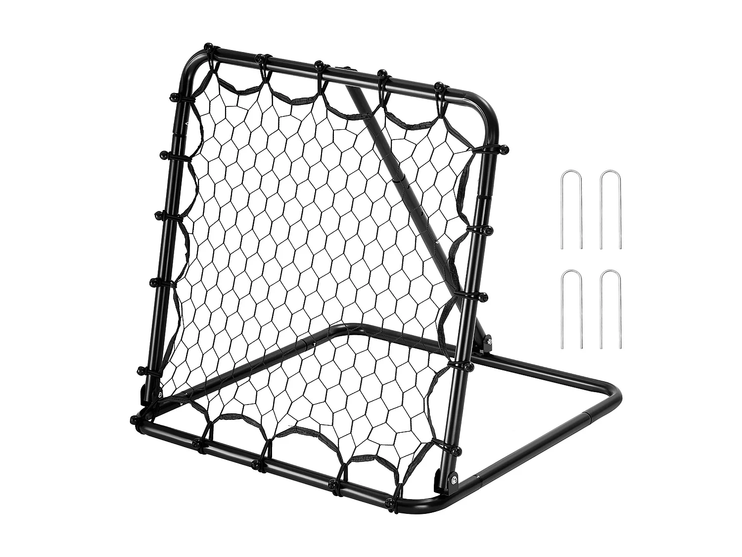 Voetbal Rebound Net SucceBuy Voetbal Reboundnet 86 x 86 cm Draagbaar Trainingscadeau voor Iedereen