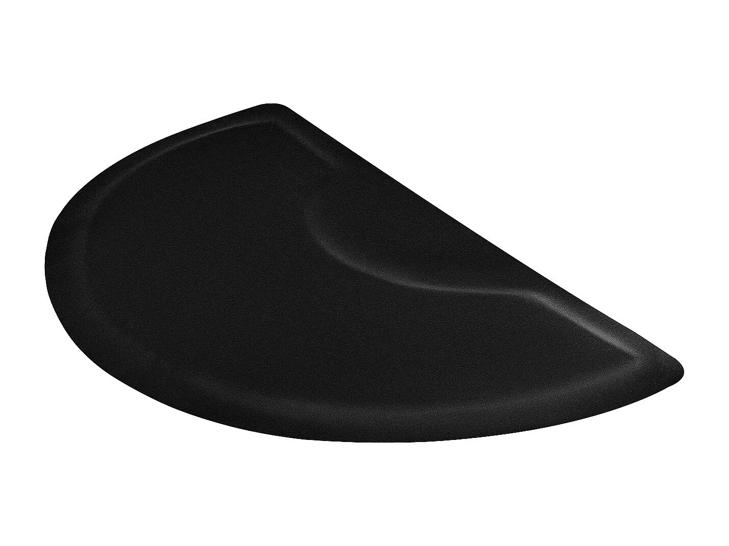 Woonkamerkleed van SucceBuy, 91×152 cm, Halfronde Staand Kleed, Anti-Vermoeidheidskleed van 13 mm Dikte, PVC-Oppervlakte Eenvoudig te Onderhouden
