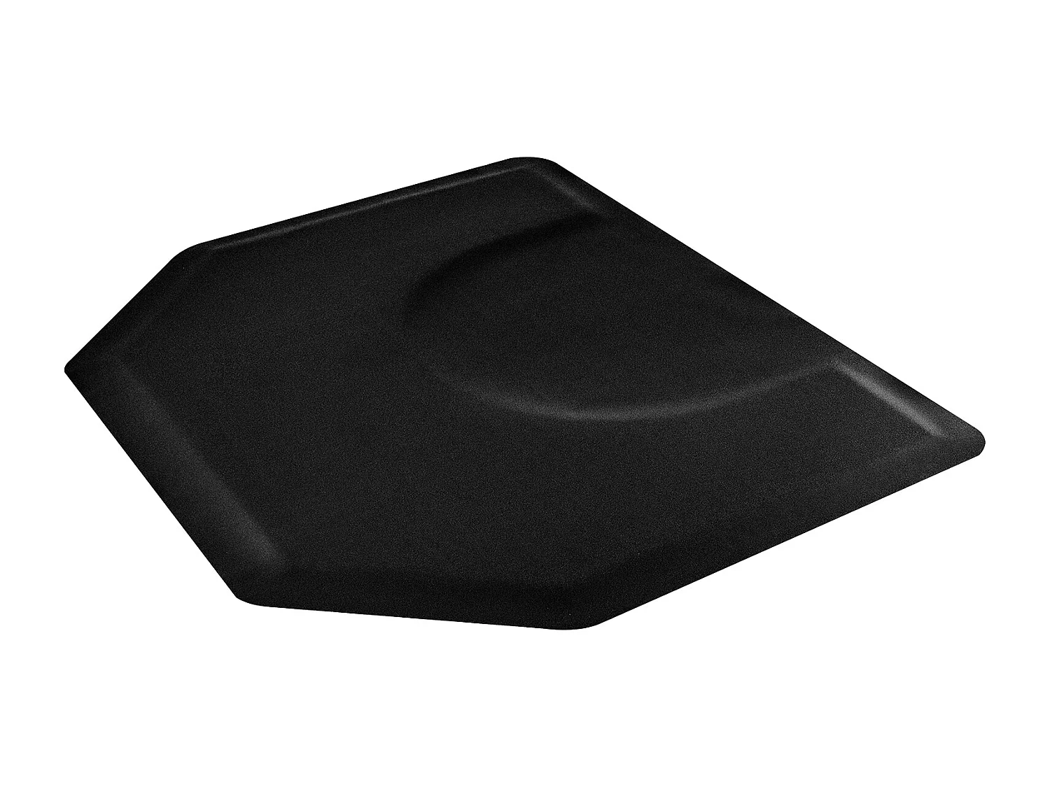 Woonkamerkleed van SucceBuy Kapper, 122.5×150.5×1.3 cm, Anti-Vermoeidheid-Bodekleed voor Basis van Ronde Stoel, PVC-Oppervlakte, Gemakkelijke Reinigung