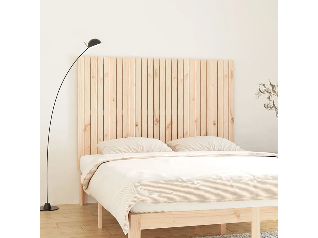 WandHoofdbord | Hoofdeinde 166x3x110 cm massief grenenhout