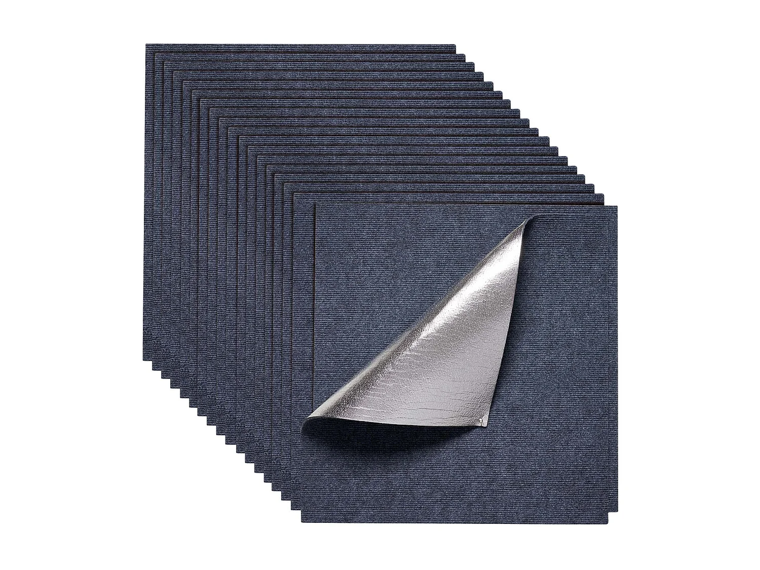 Zelfklevend Tapijttegel SucceBuy, 61 x 61 cm, Set van 15, Dekking 5,6 ㎡, Dikte 5 mm, Zachte Modulaire Vierkante Vloerbedekking Bestendig