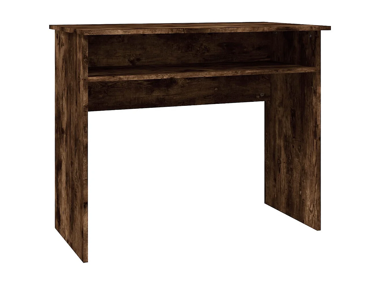 Wiek  Bureau 90x50x74 cm bewerkt hout gerookt eikenkleurig