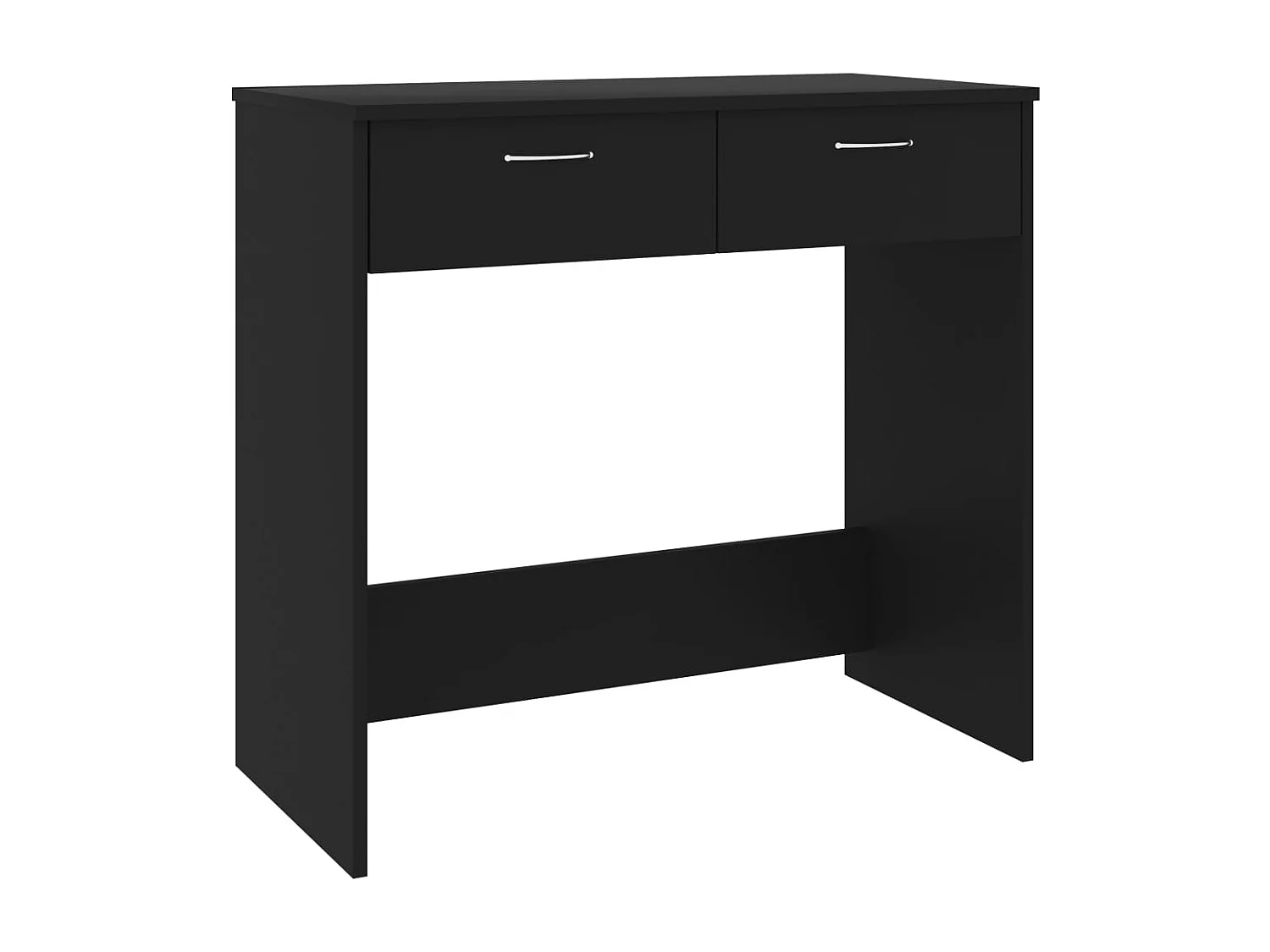 Werran  Bureau 80x40x75 cm bewerkt hout zwart