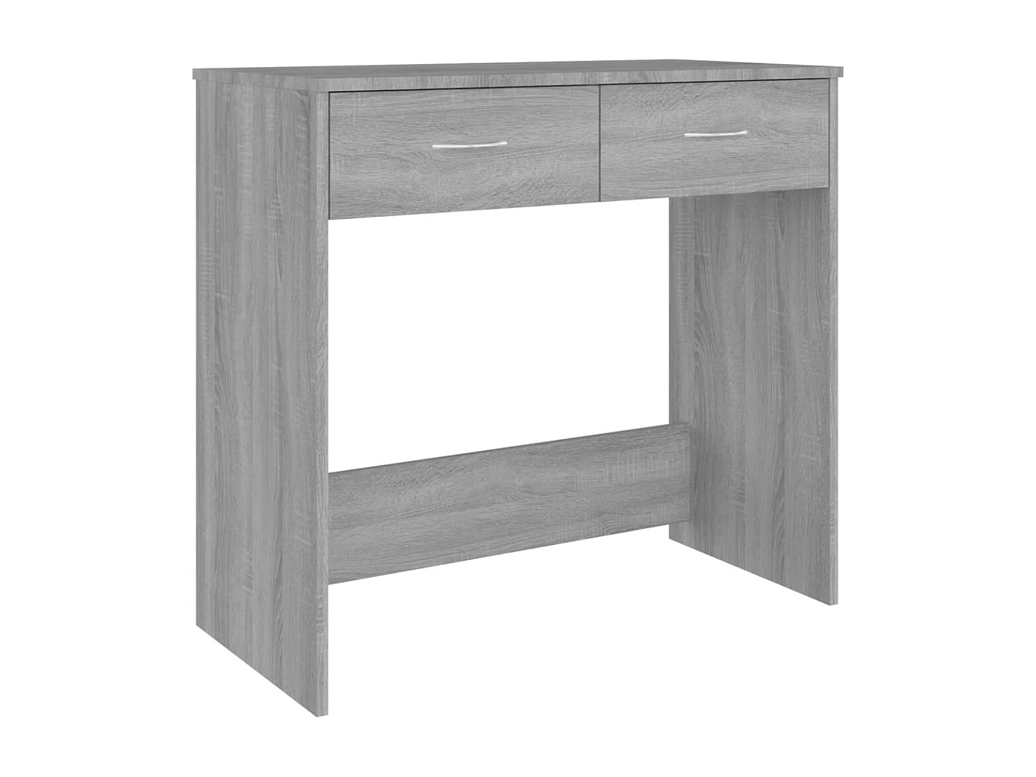 Werran  Bureau 80x40x75 cm bewerkt hout grijs sonoma eikenkleurig