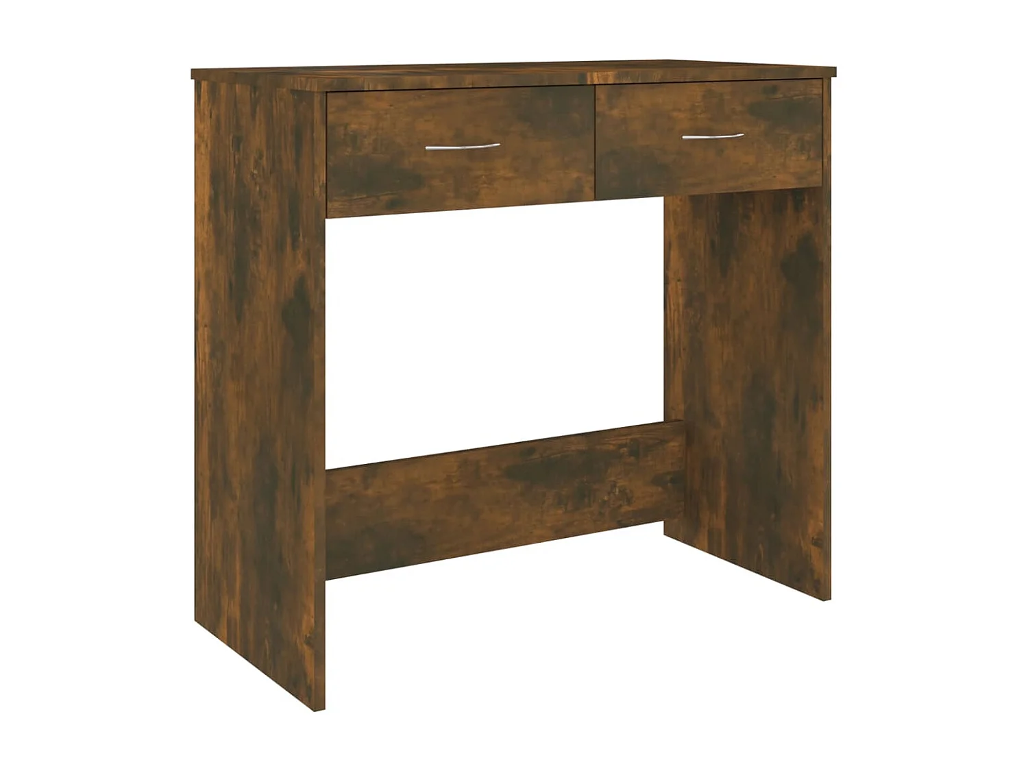 Werran  Bureau 80x40x75 cm bewerkt hout gerookt eikenkleurig