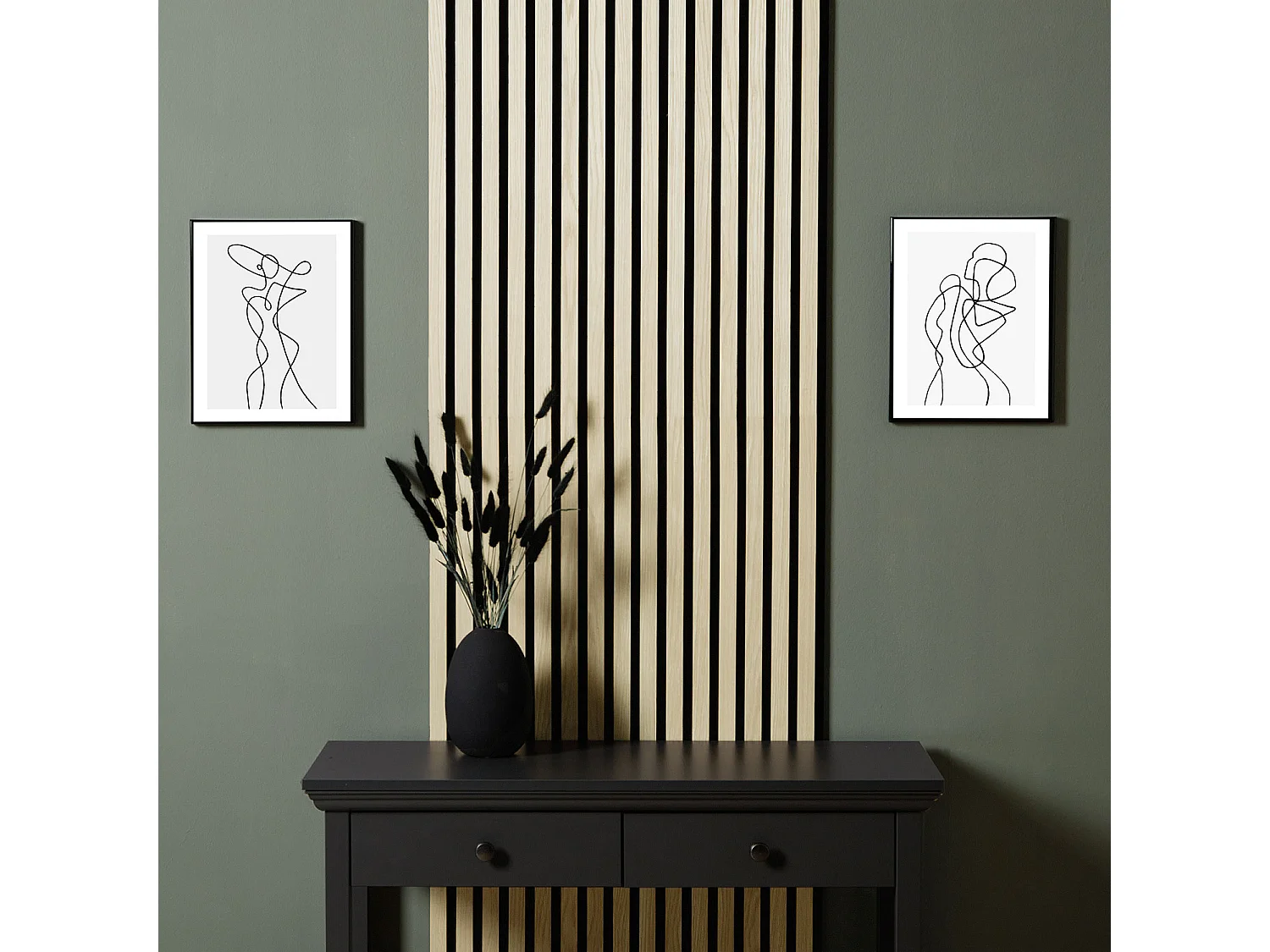 Wandpaneel 60x120x2,5 cm crème