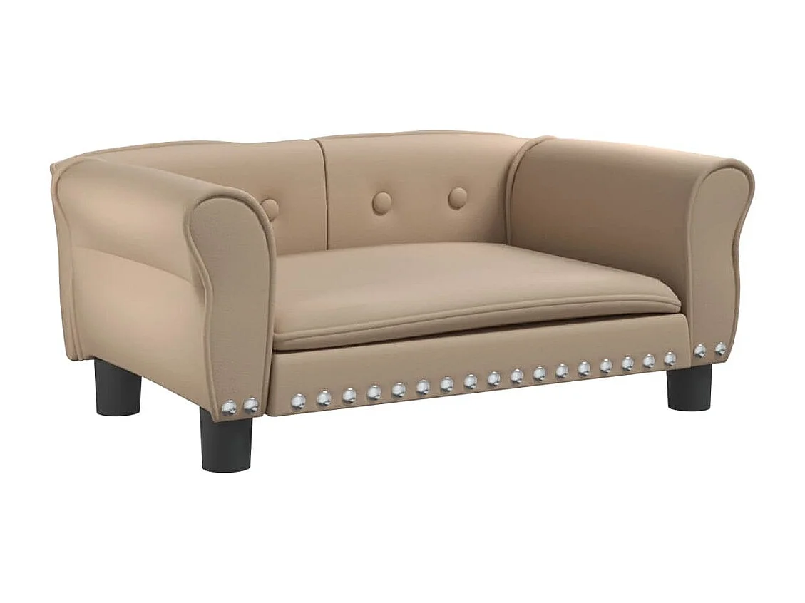 West Branch  Hondenmand 70x45x30 cm kunstleer cappuccinokleurig