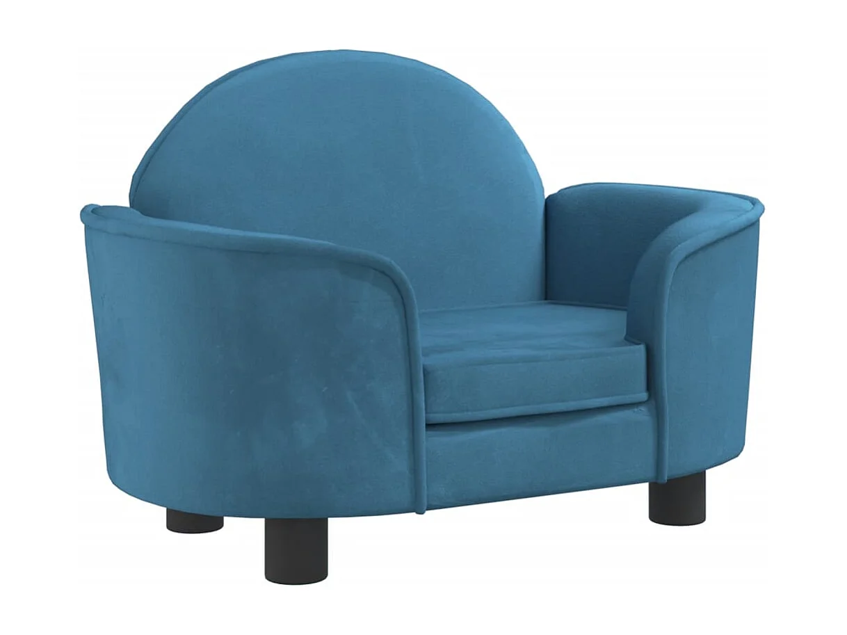 Ware Shoals  Hondenmand 66x40x45 cm fluweel blauw