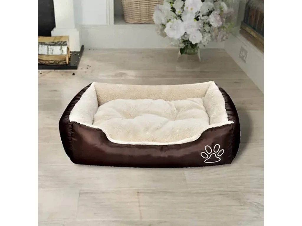 Zoie  Hondenbed bruin en beige XXL