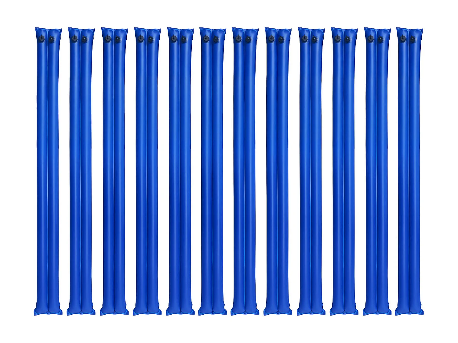 Waterzak SucceBuy voor Zwembadzeil, Set van 12, Dubbele Kamer Ballastzak, 3 m, Geballaste Slangzakken PVC Dikte 0,4 mm, met Schroefdop Waterdicht