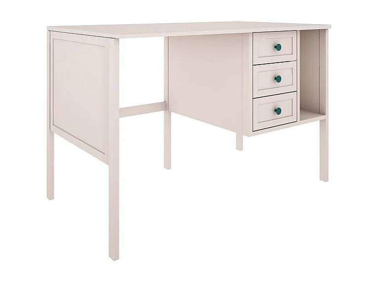 Wood Luck Gabriel bureau met 3 lades – Kasjmier