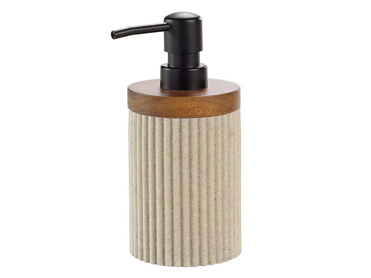Zeepdispenser "Niagara" 17cm Natuurlijk Acaciahout Modern en Praktisch