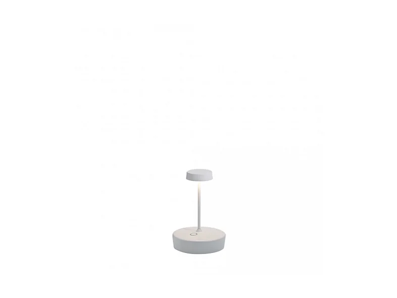 Zafferano Swap mini pro LED tafellamp, oplaadbaar en dimbaar, wit, 2200-2700-3000K, 2W, aluminium, IP65
