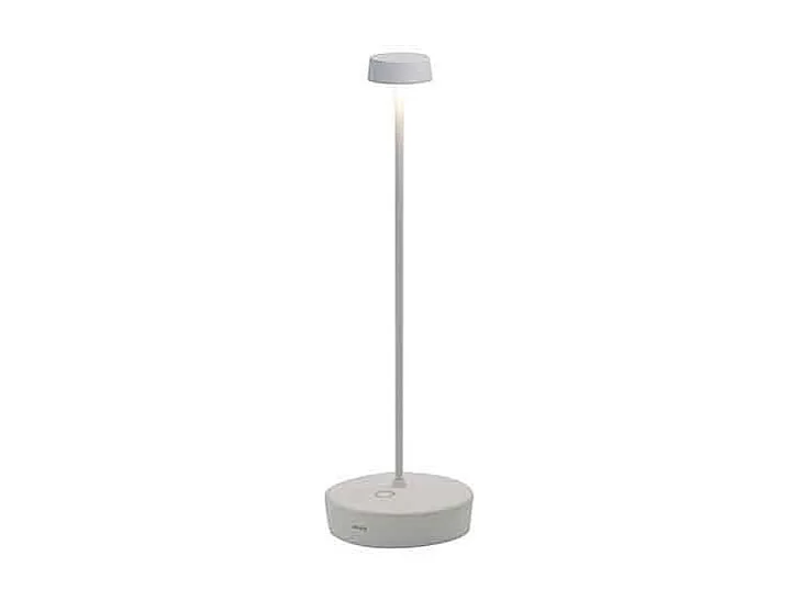 Zafferano Swap Pro LED tafellamp, oplaadbaar en dimbaar, wit, 2200-2700-3000K, 9 uur maximaal vermogen.