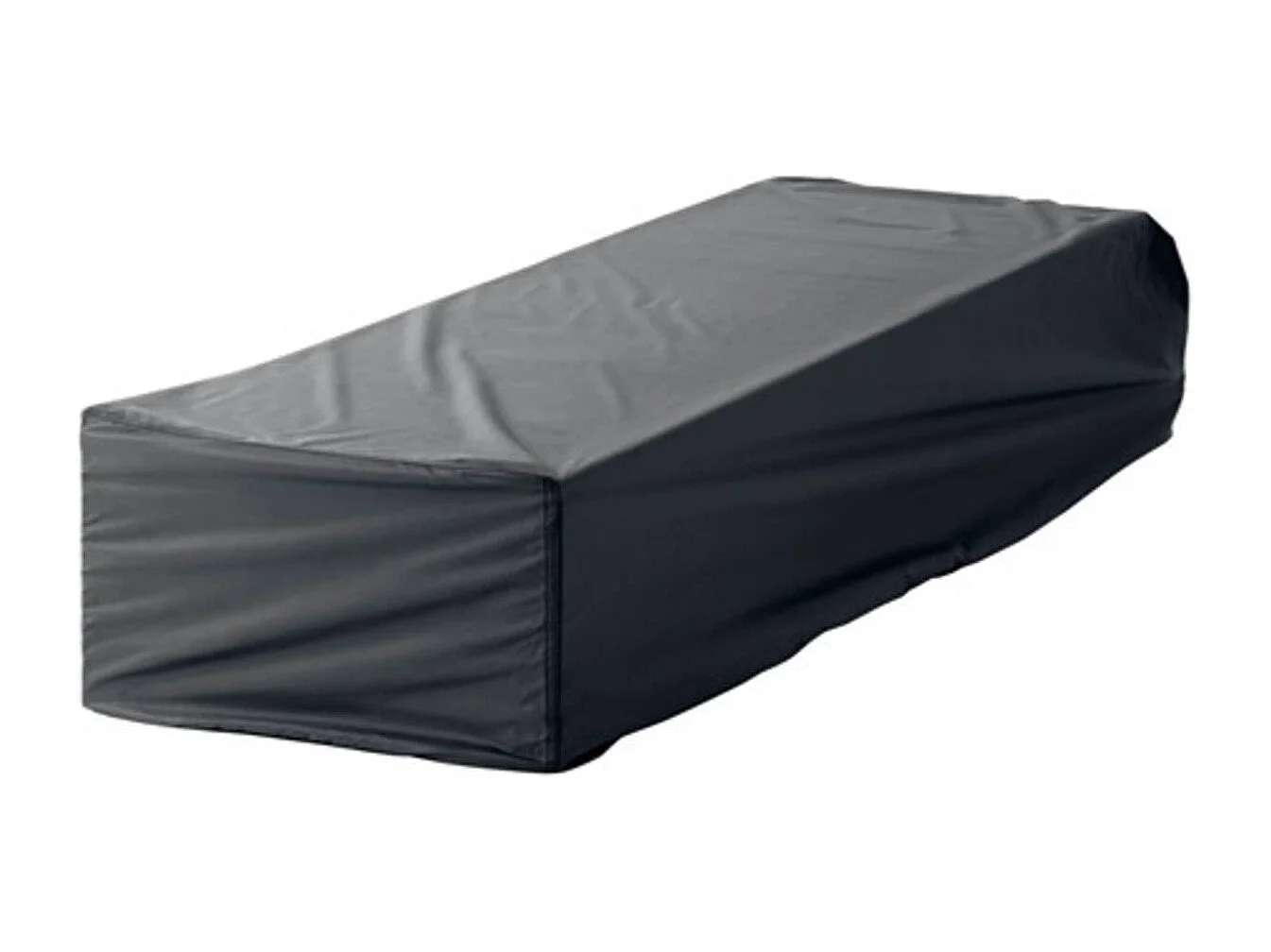 Beschermhoes tuinmeubelen ligbed ligstoel – 194 x 71 x 35 cm – Zwart