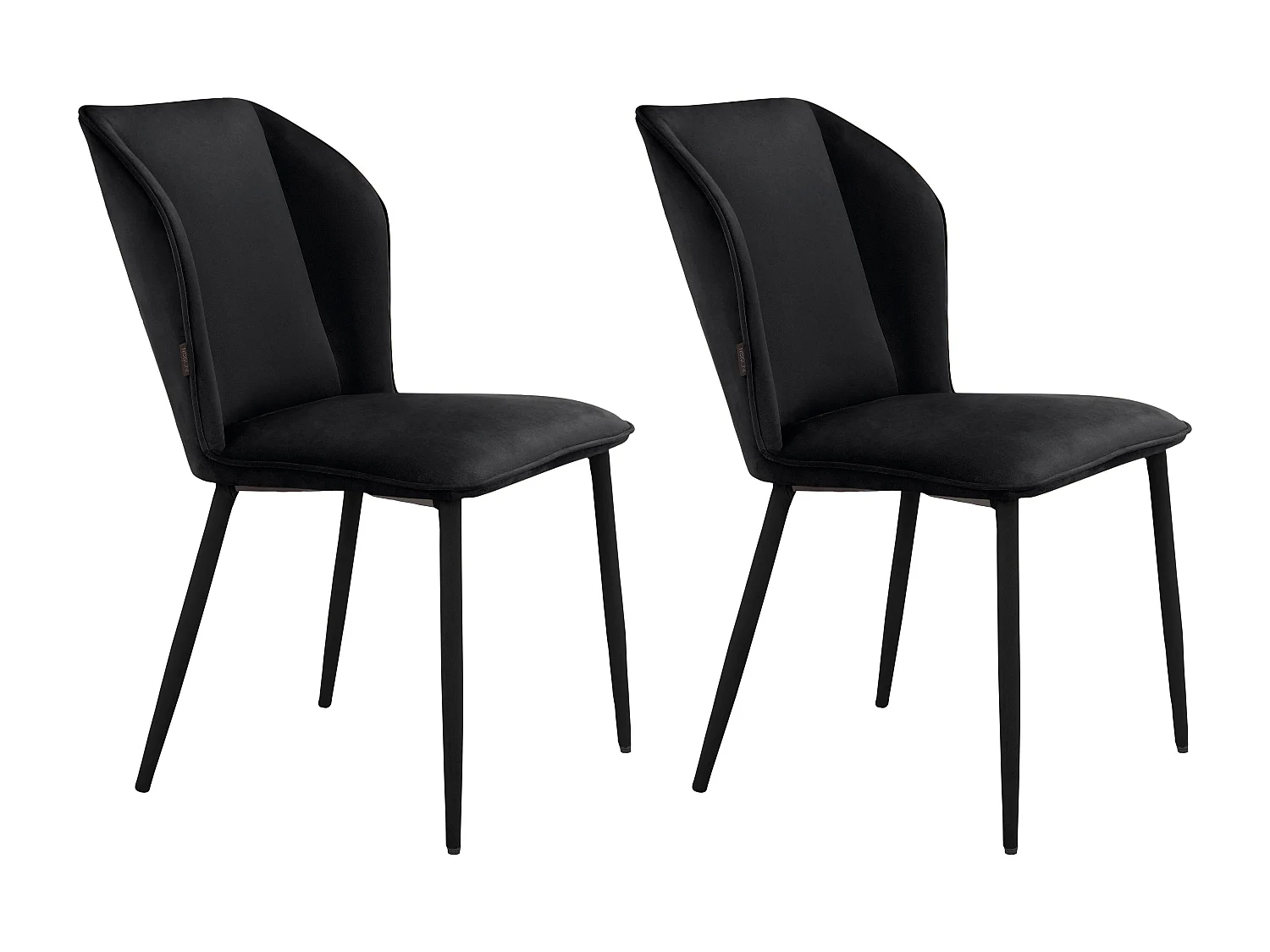 Eetkamerstoel 2 PK Zwart