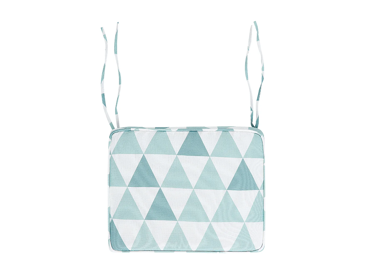 Set van 6 tuinzitkussens TOLVE 39 x 31 cm Lichtblauw